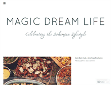 Tablet Screenshot of magicdreamlife.com